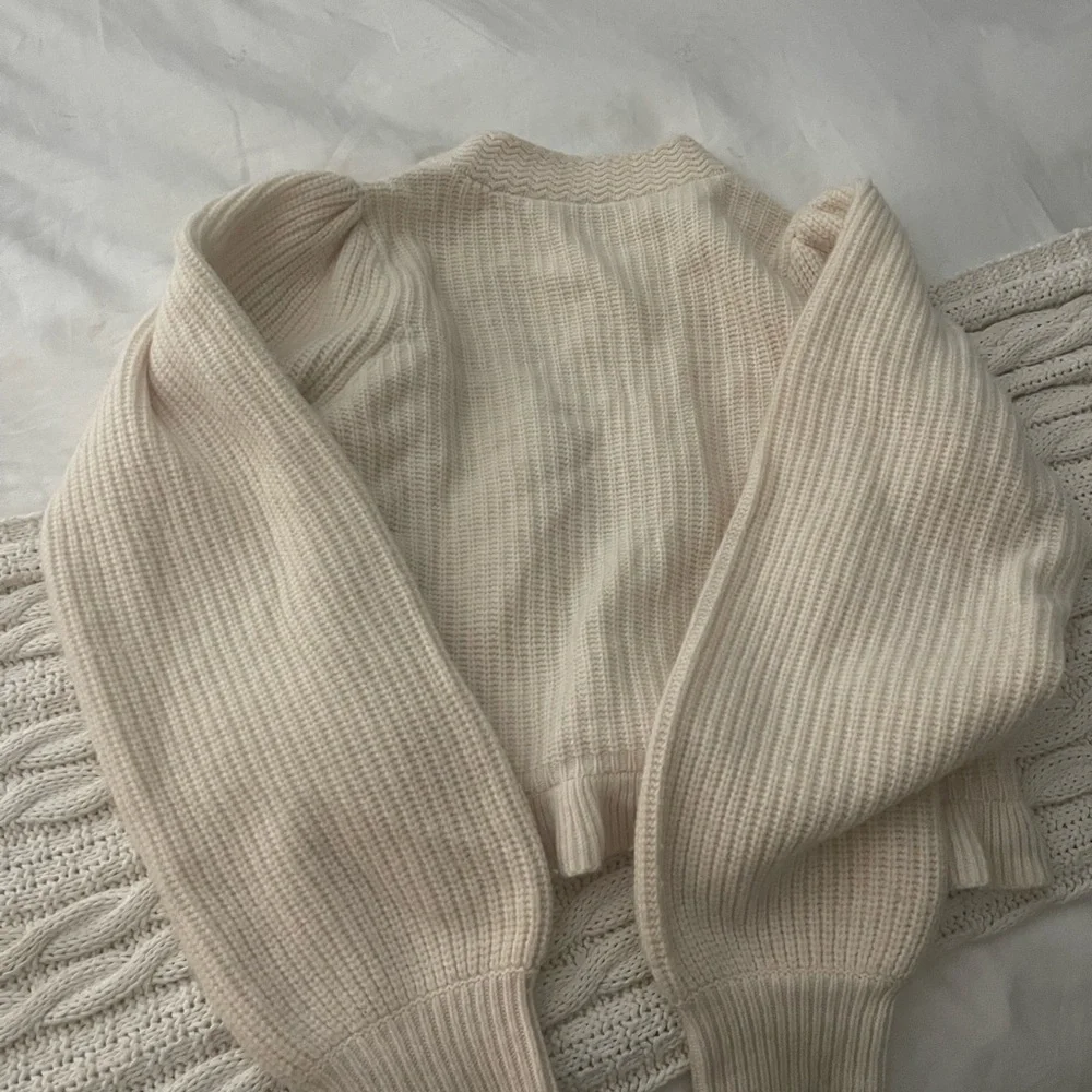 LoveShackFancy Cream Knit Cardigan - Picture 3 of 3